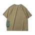 Outdoor Camp Print T-Shirt – Men’s Summer Tee with Waterproof Pocket